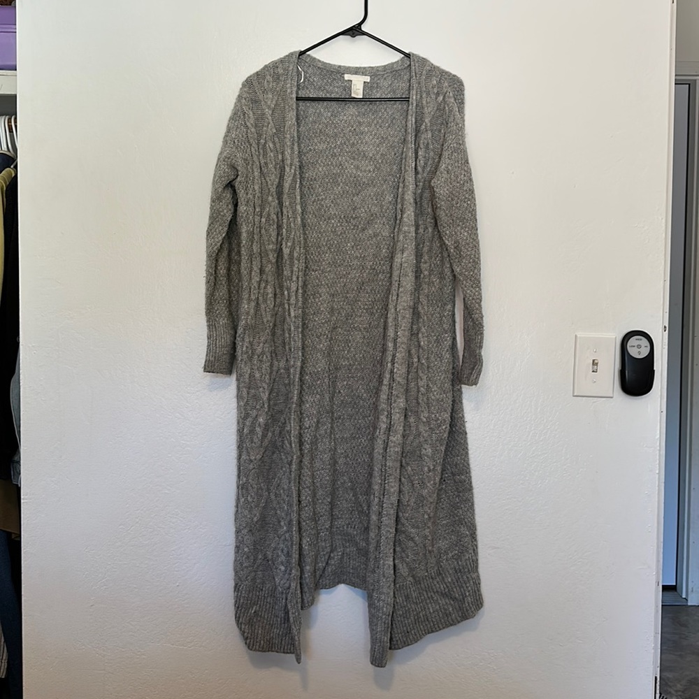 H&M long cardigan sweater